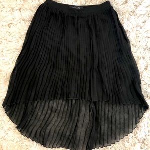 High waisted waterfall skirt